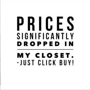 Thanks for shopping my closet